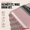ONBEST Hartschalen Koffer Set | 4-teilig | Rose Gold | mit Produktbild-Vorschau 4