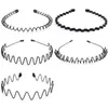 5-teiliges Set, Stirnband, Uni, Leichtgewicht, Sportband, Produktbild-Vorschau 1