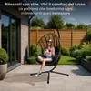 Swoods Poltrona Sospesa XXL con Supporto – Per Interni ed Anteprima dell’immagine prodotto 2