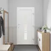 Porte d'entrée vidaXL, 88 x 200 cm, PVC, anthracite Voir les images du produit 3