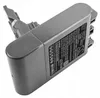 A close-up, angled view of a gray battery pack for a vacuum cleaner. Produktbild-Vorschau