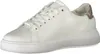 A white sneaker with a rose gold accent on the heel. Produktbild-Vorschau