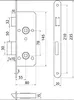 KOTARBAU® WC Einsteckschloss 78x55mm Einstemmschloss Produktbild-Vorschau 2