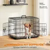 Box pieghevole per cani 411381 nero, 62 x 42 x 47 cm, nero Anteprima dell’immagine prodotto 13