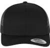 Yupoong Retro Trucker Cap schwarz Uni Anteprima dell’immagine prodotto 6