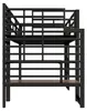 Letto a soppalco 90x200 cm con scaletta contenitore, 2 vani Anteprima dell’immagine prodotto 15