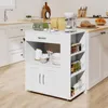 COSTWAY Küchenwagen auf Rollen, Servierwagen mit Produktbild-Vorschau 5