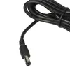 A close-up shot of a black power cord with a DC barrel connector. Produktbild-Vorschau