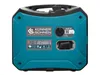 The back of a teal and black portable inverter generator is shown against a white background. Podgląd zdjęcia produktu