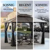 Sunjoy Stahl Pavillon 3x3 KALDI - 307cm x 366cm, hnědá Náhled obrázku produktu 15