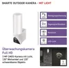 GoSmart Rotierende Outdoor IP Kamera mit WiFi und Licht IP-310 TORCH, weiß Produktbild-Vorschau