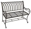 DanDiBo tuinbank, metaal, weerbestendig, bruin, 110 cm. Productafbeelding-voorbeeld 10
