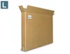 A large, open cardboard box for shipping flat items. Produktbild-Vorschau