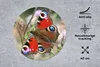 MuchoWow® Mauspad Mousepad Tagpfauenauge Schmetterling Produktbild-Vorschau 2