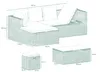 di volio Polyrattan Sitzgruppe BOLOGNA - Lounge Produktbild-Vorschau 7