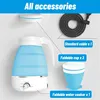 Faltbarer Silikon Wasserkessel, Camping Teekessel mit 2 Produktbild-Vorschau 5