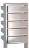 Briefkastenanlage Stairs for Five aus Edelstahl Produktbild-Vorschau 1