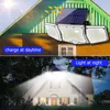 199LED solární dálkové ovládání senzor nástěnné světlo Náhled obrázku produktu 3