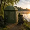 Angelschirm 240 cm mit Seitenwänden, Angelzelt wasserdicht Produktbild-Vorschau 11