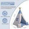Tipi Zelt für Kinder|Spielzelt Kinder Indoor|Spielzelt mit Produktbild-Vorschau 2