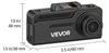 VEVOR 4K Dashcam Auto Vorne und Hinten, 1080p Produktbild-Vorschau 8