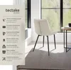 A chair with product information displayed next to it, in a room setting. Náhled obrázku produktu