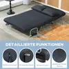 HOMCOM 2-Sitzer Sofa mit Schlaffunktion Schlafsofa mit Produktbild-Vorschau 6