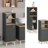 A bathroom vanity with a sink and a tall cabinet. Náhled obrázku produktu