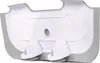 The back of a white and gray baby bathtub insert with suction cups. Produktbild-Vorschau
