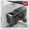 Collecteur de déchets Hailo 3666903 TA Swing Tandem 2x 13 Voir les images du produit 2