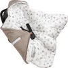 Simply Nature Musselin & Latte Velvet Decke für Kindersitz Produktbild-Vorschau 2