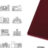 Wandkissen Matt Velvet dunkelrot Samt-Optik 30 x 30 cm Produktbild-Vorschau 9