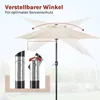 WOLTU Sonnenschirm, Strandschirm UV-beständig, 45° Produktbild-Vorschau 6