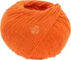 A ball of orange yarn on a white background. Produktbild-Vorschau