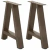 vidaXL Pieds de table basse en forme de A 2 pcs. 38x(42-43) Voir les images du produit 8