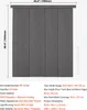 A product image showing dark gray sliding door panels with dimensions and specifications listed. Podgląd zdjęcia produktu