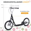 HOMCOM Kinderroller mit Luftreifen Kickscooter Scooter Produktbild-Vorschau 3