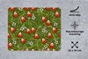 MuchoWow® Mauspad Mousepad Blumen - Erdbeere - Blätter - Produktbild-Vorschau 2