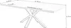 Esstisch Baumkante Optik Wildeiche massiv geölt 160 x 90 cm Produktbild-Vorschau 3