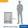 Exquisit Vollraumkühlschrank KS16-V-040D inoxlook | Produktbild-Vorschau 7