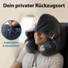 FLOWZOOM AIR Aufblasbares Reise-Nackenkissen mit Kapuze, Produktbild-Vorschau 5