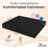 Balance Pad aus TPE-Schaum Schwarz 40x33x5 cm rutschfest Produktbild-Vorschau 3