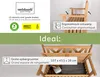needs&wants® Zahradní dřevěná lavička odolná proti Náhled obrázku produktu 11