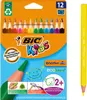 BIC Kids Evolution Triangle, Viacfarebný, 12 kusov Náhľad obrázku produktu 17