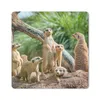 MuchoWow® Mauspad Mousepad Erdmännchen - Familie - Tiere Produktbild-Vorschau 1