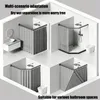Solidchoice – Faltbare Duschvorhangstange mit Saugnapf und Produktbild-Vorschau 4