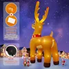 Aufblasbarer Weihnachtselch 6 m, riesige Dekoration für draußen Produktbild-Vorschau
