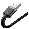 Baseus CALKLF-CG1 lightning cable 2 m Grey, Black Voir les images du produit 5