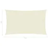 vidaXL Tenda da sole 160 g/m² crema 4x7 m HDPE Anteprima dell’immagine prodotto 13
