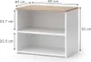 Lowboard Vicco Wido Biały/Sonoma 60 x 50 cm z 2 Podgląd zdjęcia produktu 4